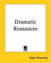 Cover of: Dramatic Romances | Robert Browning
