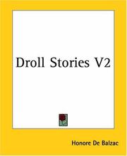 Cover of: Droll Stories by Honoré de Balzac