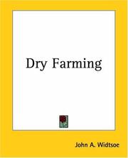 Cover of: Dry-farming