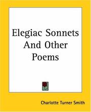Cover of: Elegiac Sonnets And Other Poems
