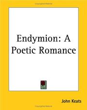 Cover of: Endymion by John Keats