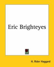 Cover of: Eric Brighteyes by H. Rider Haggard