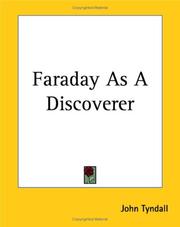 Cover of: Faraday As A Discoverer by John Tyndall