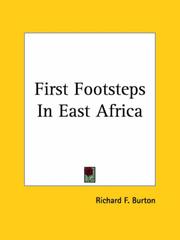 Cover of: First Footsteps In East Africa by Richard Francis Burton