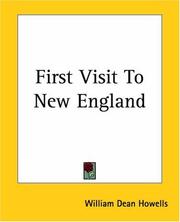 Cover of: First Visit To New England