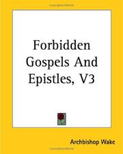 Cover of: Forbidden Gospels And Epistles