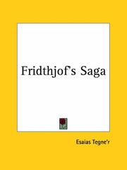 Cover of: 'FRITHJOF'S SAGA'