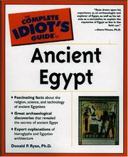 Cover of: The Complete Idiot's Guide(R) to Ancient Egypt by Donald P. Ryan, Donald Ryan, Donald Ryan, Donald P. Ryan