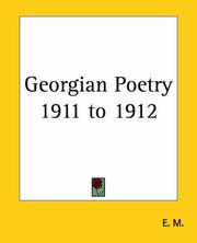 Cover of: Georgian Poetry 1911 To 1912