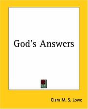 Cover of: God's Answers