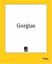 Cover of: Gorgias by Πλάτων