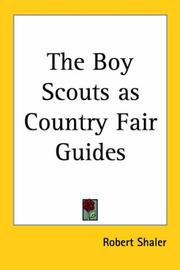 Cover of: The Boy Scouts As Country Fair Guides