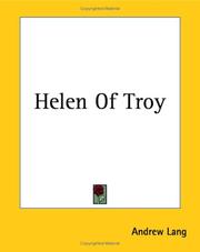 Cover of: Helen Of Troy by Andrew Lang, Andrew Lang