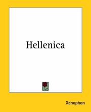 Cover of: Hellenica by Xenophon