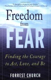 Cover of: Freedom from Fear by Forrest Church