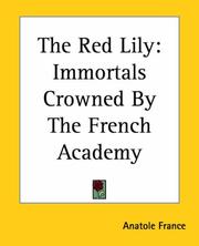 Cover of: The Red Lily by Anatole France