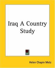 Cover of: Iraq A Country Study