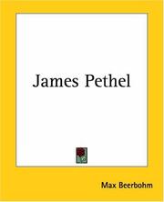 Cover of: James Pethel by Sir Max Beerbohm
