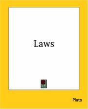 Cover of: Laws by Πλάτων