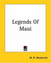 Legends of Maui by W. D. Westervelt