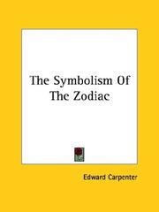 Cover of: The Symbolism Of The Zodiac