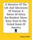 Cover of: A Narrative Of The Life And Adventures Of Venture A Native Of Africa But Resident Above Sixty Years In The United States Of America