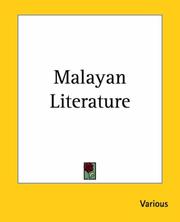 Cover of: Malayan Literature by Various