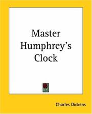 Cover of: Master Humphrey's Clock by Charles Dickens, Charles Dickens