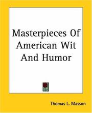 Cover of: Masterpieces of American Wit and Humor