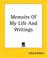 Cover of: Memoirs Of My Life And Writings