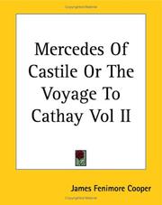Cover of: Mercedes Of Castile Or The Voyage To Cathay by James Fenimore Cooper