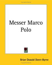 Cover of: Messer Marco Polo