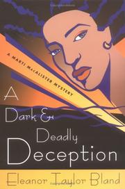 A dark and deadly deception by Eleanor Taylor Bland