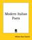 Cover of: Modern Italian Poets