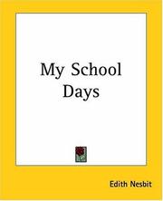 Cover of: My School Days by Edith Nesbit