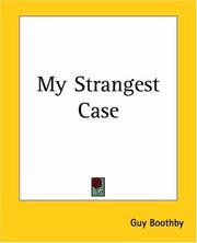 Cover of: My Strangest Case