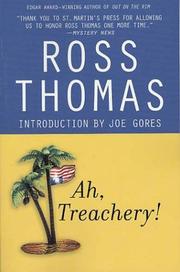 Cover of: Ah, treachery by Ross Thomas