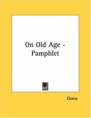 Cover of: On Old Age by Cicero