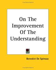Cover of On The Improvement Of The Understanding