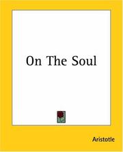 Cover of: On The Soul by 