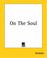 Cover of: On The Soul