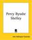 Cover of: Percy Bysshe Shelley