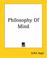 Cover of: Philosophy Of Mind