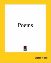 Cover of: Poems by Victor Hugo