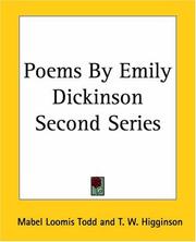 Cover of: Poems By Emily Dickinson (2)