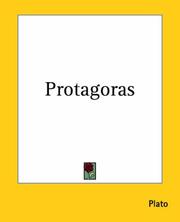 Cover of: Protagoras | 