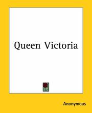 Cover of: Queen Victoria by Anonymous