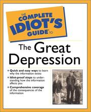 Cover of: The complete idiot's guide to the Great Depression