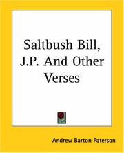 Cover of: Saltbush Bill, J.p. And Other Verses