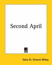 Cover of: Second April by Edna St. Vincent Millay